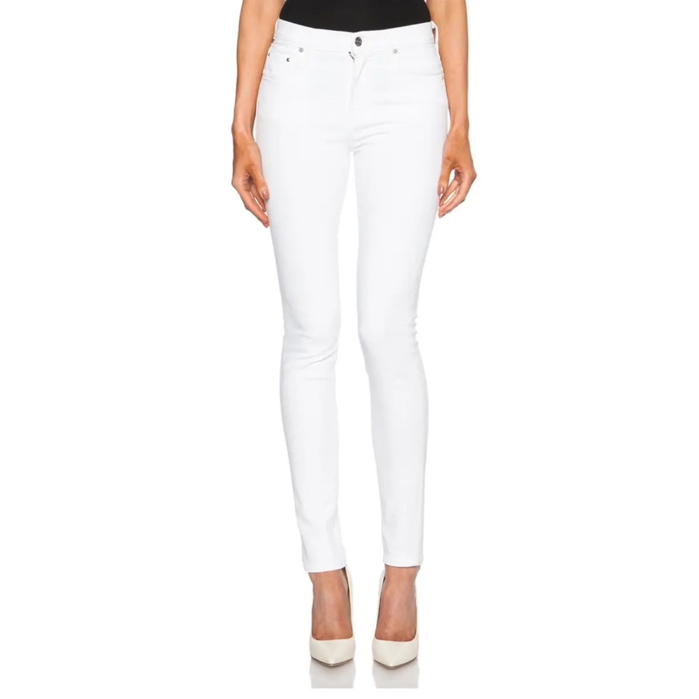 CITIZENS OF HUMANITY Premium Vintage Rocket High Rise White Jeans Size 27